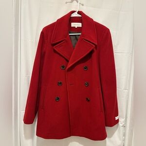 Calvin Klein Bold Red Peacoat